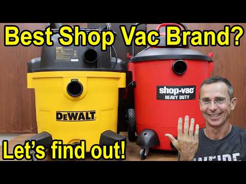 Best Shop Vac? Ridgid vs Shop Vac, DeWalt, Stanley, Hart, Craftsman