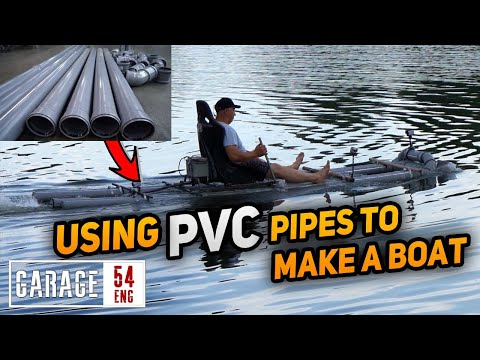 We Make a Catamaran out of PVC Sewage Pipes