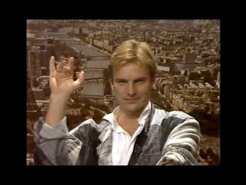 Sting - great 12-min Australian interview (1985)