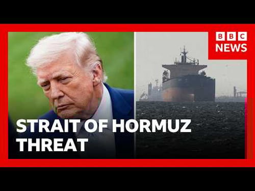 Trump says US will ‘obliterate’ Iran’s power plants if Strait of Hormuz not open | BBC News
