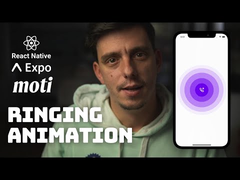 React Native Phone Ring Indicator Wave - React Native Moti & Reanimated 2