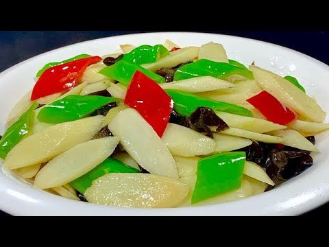 山藥怎樣炒不發黑,不粘鍋,廚師長教你方法,軟糯入味,營養豐富【阿光廚房】#山藥 #山藥食譜 #山藥料理 #山藥的做法 #中國菜