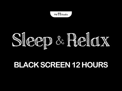 Moon River Sleep – Relax and Let Go | Sleeping Music for Deep Sleeping | Black Screen
