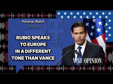 Marco Rubio Speaks to Europe in a Different Tone Than JD Vance