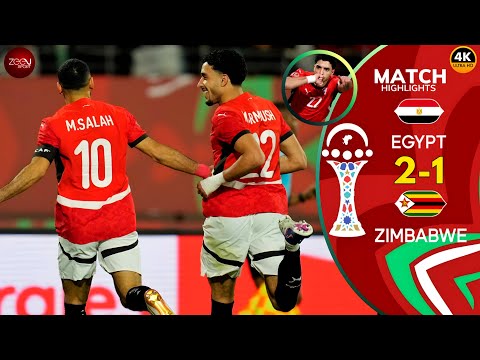 Egypt vs. Zimbabwe 2-1 Match Highlights - Africa Cup of Nations 2025: Marmoush and Salah's Comeback