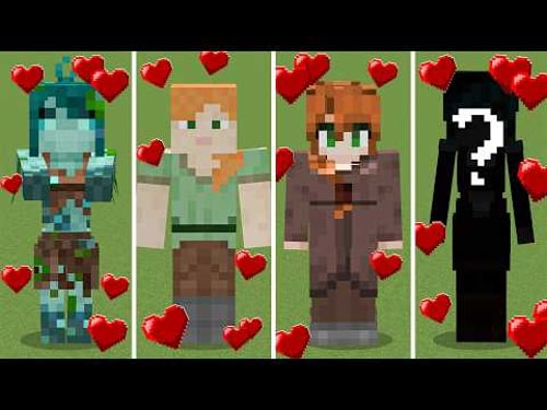 10 minecraft ❤️ in one video