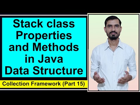 Stack Properties & Methods in Java Collections | Stack Data Structure by Deepak