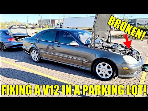 I Rescued An Abandoned Twin Turbo V12 Mercedes S600! Paid $3,000 & DIY Fixed With Used Parts!