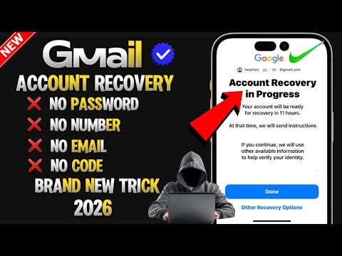 Google Account Recovery 2026 || Gmail Account Recovery without Phone Number And Recovery Email