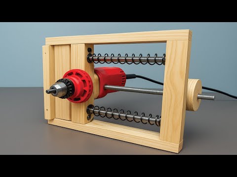 A 60-year-old carpenter's homemade invention amazes other carpenters! A self-made woodworking tool.