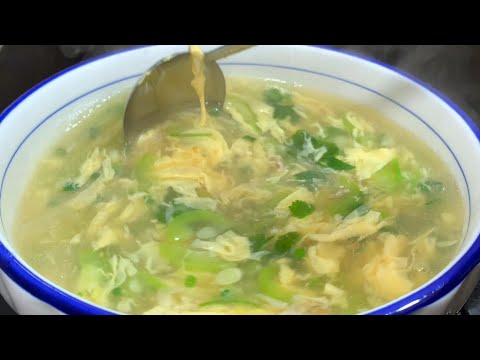 絲瓜湯這樣做特別好吃!鮮甜濃郁不發黑 家常湯品零失敗做法【阿朝哥美食】#絲瓜湯做法 #家常絲瓜湯 #絲瓜湯不發黑 #鮮甜湯品