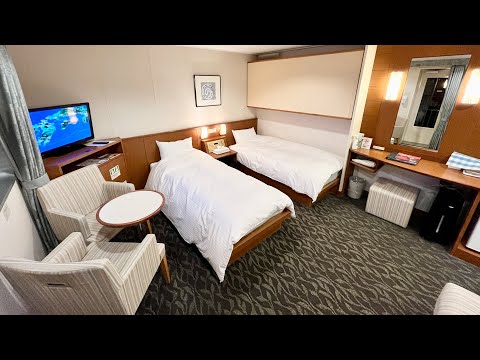 Taking the Deluxe Overnight "Karaoke" Ferry in Japan | Kobe to Oita