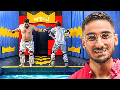 مسابقه رد شدن از دیوار با 24 یوتوبر