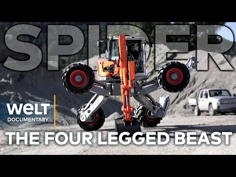EXTREM EXCAVATOR: Four legged Digger - Stunning Engineering made for Incredible Construction Sites
