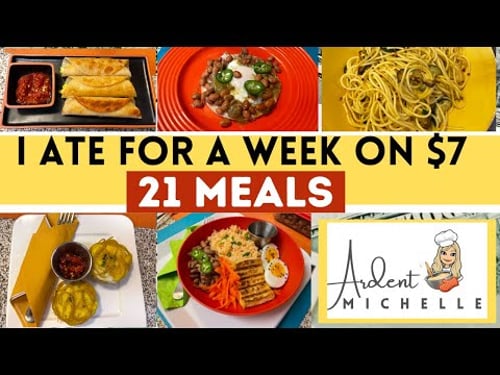 I ATTEMPTED TO EAT FOR A WEEK ON $5 | FRUGAL MEALS