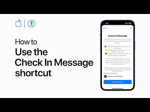 How to use the Check In Message shortcut on iPhone or iPad | Apple Support