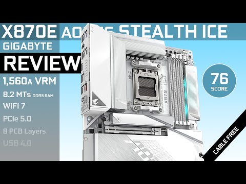 GIGABYTE X870 AORUS STEALTH ICE: Ending 2025 on a High!