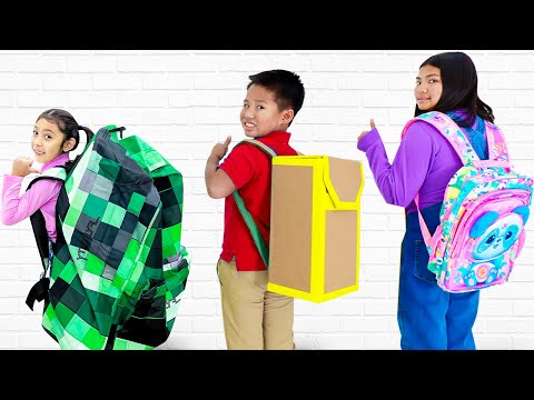 Maddie Kaden & Emma Back to School Fails and Funny Packing Mistakes!