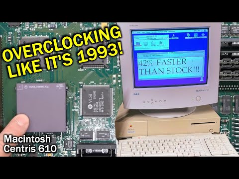 Overclocking this Mac to the limit using scrap parts and period correct mods