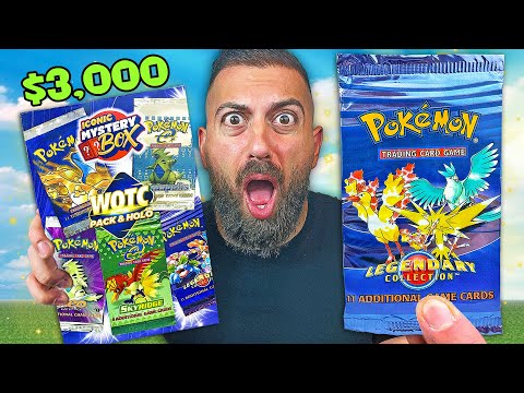 These $3,000 Boxes ONLY Have VINTAGE PACKS Inside!