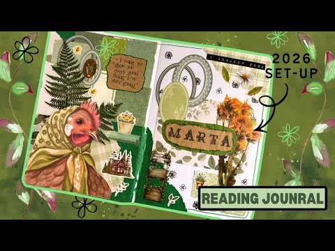 2026 Reading Journal Set-Up | embracing maximalism 🌿