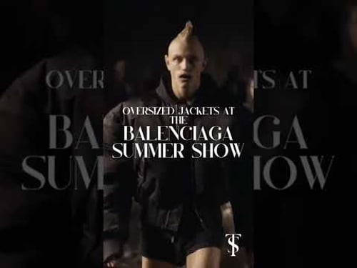 Some of the Weirdest Coats at Balenciaga's New Mud-Runway Show | Thoughts? | #shorts