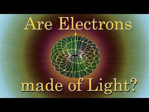 Are Electrons made of Light? (The Williamson & Van der Mark Electron model).