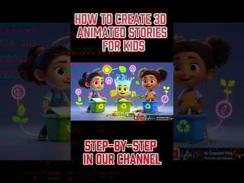 How to Make a 30 Minute 3D Animated Stories for Kids #shorts_video #ai_video