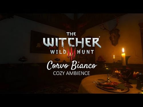 Witcher 3 - Corvo Bianco - Cozy Ambience & Relaxing Music