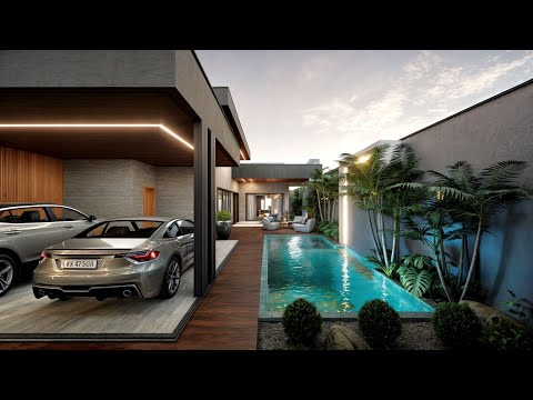 Small and Modern L-shaped House || 3 Bedrooms || Ground Floor - 10x26m Plot P05