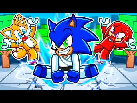 Sonic Becomes A KUNG FU LEGEND In STRONGEST BATTLEGROUNDS! (Roblox)