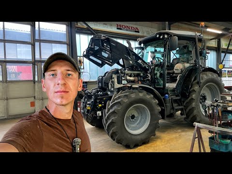 BROKE THE TRACTOR OF THE CHIEF! Ukrainian on a FARM in Switzerland