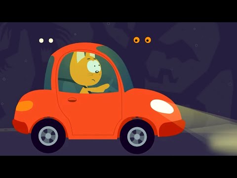 Котенок и волшебный гараж 🚜 – Пещера – Мультфильм для детей про машинки