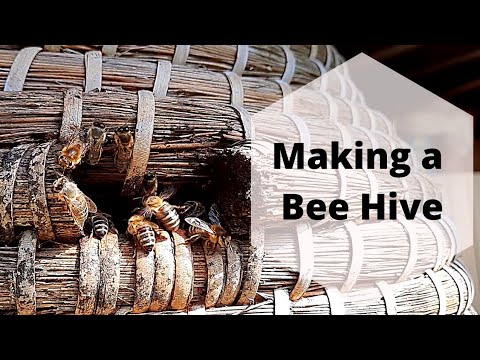How to make a skep beehive part 1