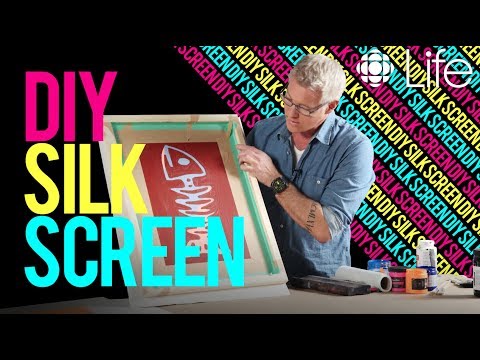 DIY Silk Screen | In The Studio with Steven Sabados | CBC Life