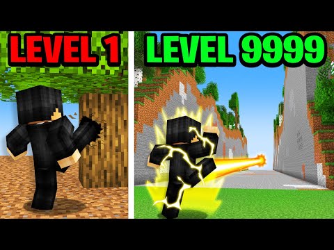 Minecraft, But my Kicks get Stronger!