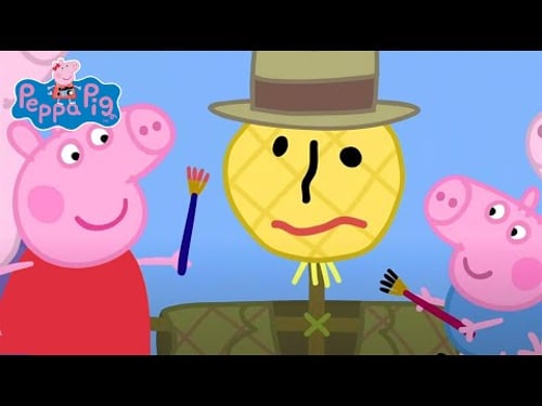 Peppa Pig and Mr. Scarecrow! | Cartoons for Kids | Fun Animation | Peppa Pig Videos