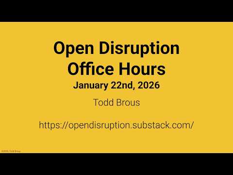 Office Hours - 20260122