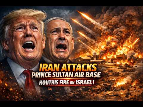 Iran Attacks Prince Sultan Air Base | 12 US Soldiers Wounded | Houthis Fire on Israel