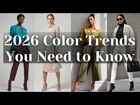 2026 Color Trends You Can’t Ignore | Elegant Color Combinations That Always Work.