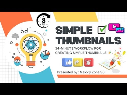 Canva Tutorial 🎬 My 8-Minute Workflow for Creating Simple Thumbnails
