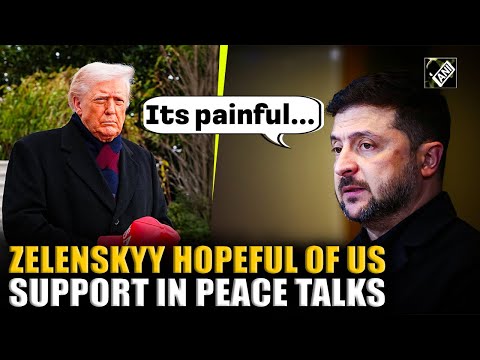 Ukraine’s Zelenskyy says he believes the US will help find a territorial compromise in peace talks