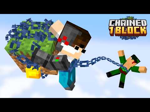 Minecraft MOVIE: Chained on 1 Block