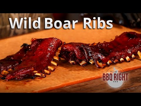 Smoked Wild Boar Ribs