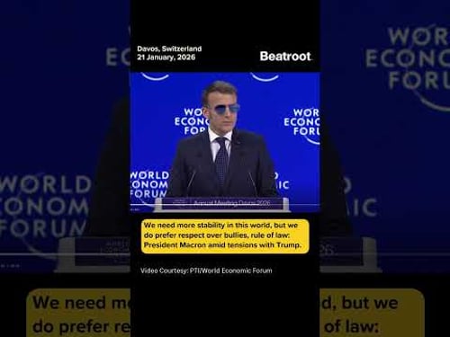 We need more stability in this world but we prefer respect over bullies: President Macron #shorts