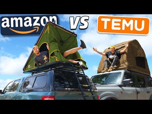 Amazon VS Temu Roof Top Tents!