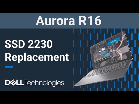 Alienware Aurora R16 | How to replace the 2230 solid state drive (SSD)