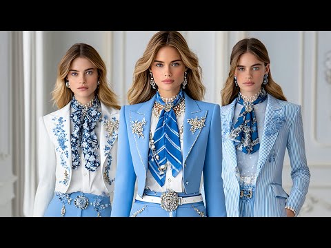 Ralph Lauren Spring/Summer 2026 Women's | Powder Blue & Pearl – Polished Modern Grace