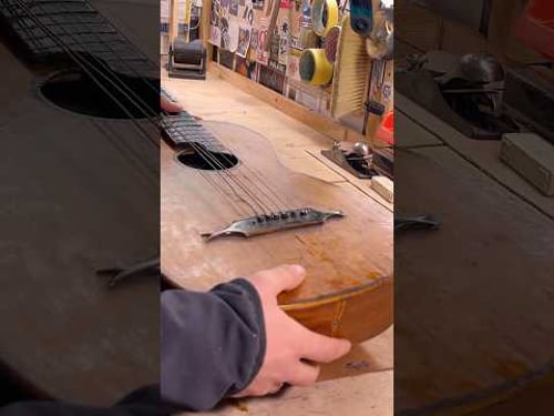 100 year old Acoustic guitar restoration