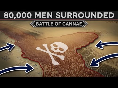 80,000 Men Surrounded - The Disaster of Cannae (216 BC) DOCUMENTARY